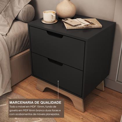 Imagem de Conjunto de 2 Mesas de Cabeceira 100% Mdf Alice