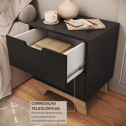 Imagem de Conjunto de 2 Mesas de Cabeceira 100% Mdf Alice