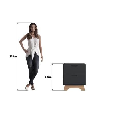 Imagem de Conjunto de 2 Mesas de Cabeceira 100% Mdf Alice