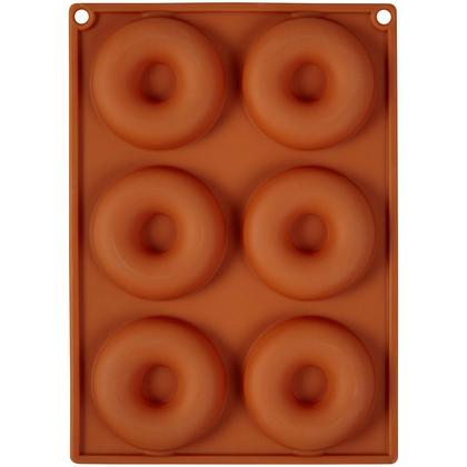 Imagem de Conjunto de 2 peças de silicone antiaderente Donut Pans Wilton de qualidade alimentar