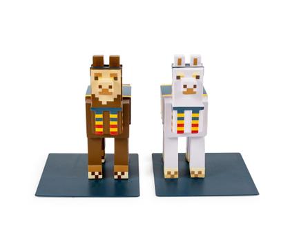Imagem de Conjunto de 2 polegadas Bookends Ukonic Minecraft Llama de 6 polegadas para estante