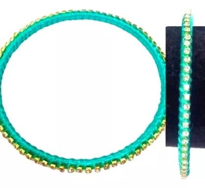 Imagem de Conjunto De 2 Pulseiras Artesanais Indianas Verde Hc-29