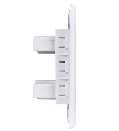 Imagem de Conjunto de 2 Tomadas 4x2 Stella 2P+T 10A 250V~ Branco Steck