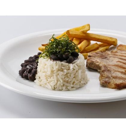 Imagem de Conjunto de 24 Pratos Rasos de Porcelana Classe Única Iguaçu Germer 25cm Branco