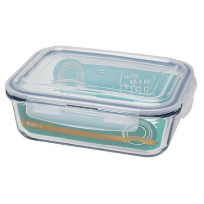 Imagem de Conjunto De 3 Potes Herméticos De Vidro Retangular