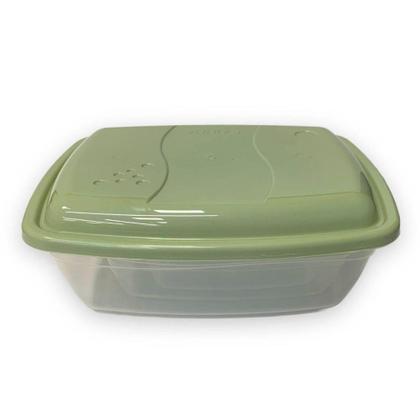 Imagem de Conjunto de 3 Potes Retangulares 1500ml, 700ml e 350ml -  Rainha