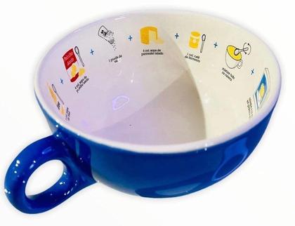 Imagem de Conjunto de 4 Canecas de Cerâmica com Estampa de Receita - Capacidade de 400 ML