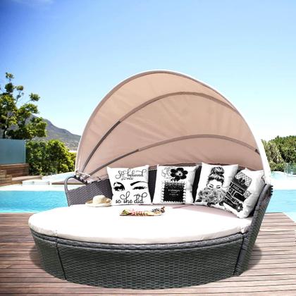 Imagem de Conjunto de 4 capas de travesseiro HSINYA, 45x45cm, preto e branco, moda