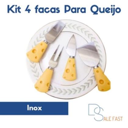 Imagem de Conjunto De 4 Facas Para Cortar Queijos