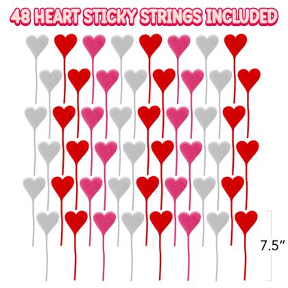 Imagem de Conjunto de 48 Sticky Heart Strings ArtCreativity para crianças