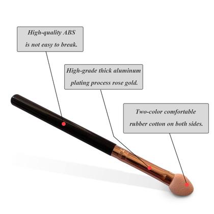 Imagem de Conjunto de 5 Aplicadores de Sombra UorPhoto - Esponja Dupla Face