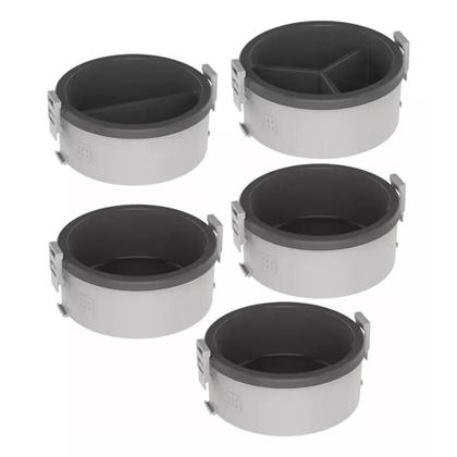 Imagem de Conjunto de 5 Marmitas 1,5L Tekcor Soprano