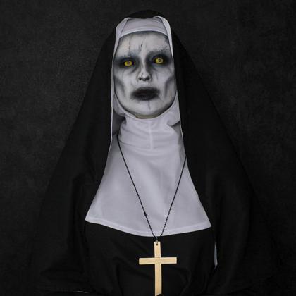 Imagem de Conjunto de 5 peças de Halloween Costume NSPSTT The Nun para mulheres e homens