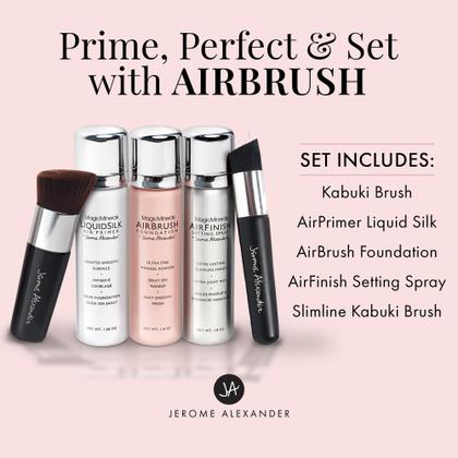 Imagem de Conjunto de 5 peças de maquiagem AirBrush Foundation System Jerome Alexander