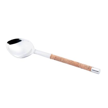 Imagem de Conjunto de 5 Talheres de Aço Inox com Cabo de Cortiça Wolff