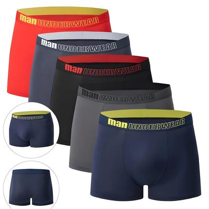 Imagem de Conjunto De 510 Peças De Boxers Masculinos plus Size Com Cintura Elástica, Shorts Confortáveis E