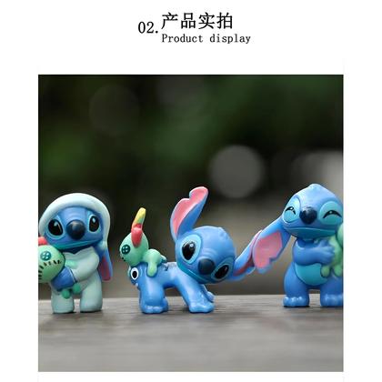 Imagem de Conjunto de 6 Figuras Lilo & Stitch - Ornamento de Mesa