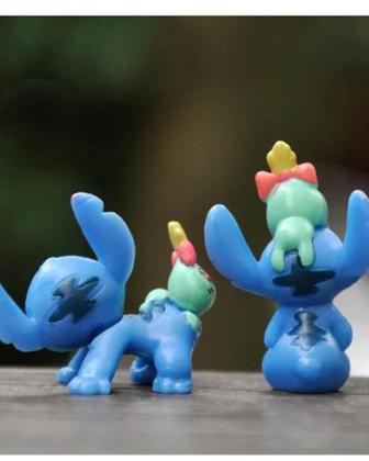 Imagem de Conjunto de 6 Figuras Lilo & Stitch - Ornamento de Mesa