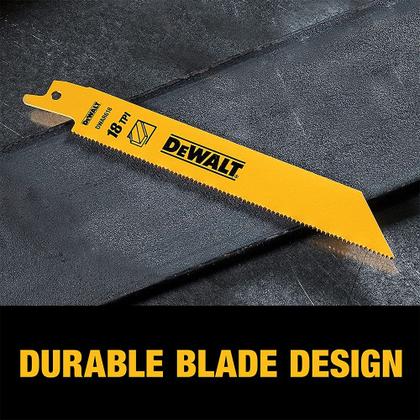Dw4856 Conjunto de 6 Lâminas de Serra Recíproca DEWALT DW4856 - Metal e ...
