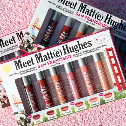 Imagem de Conjunto de 6 mini batons líquidos de longa duração TheBalm