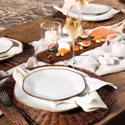 Imagem de Conjunto de 6 Xícaras Grandes 220ml Com pires Ryo Maresia