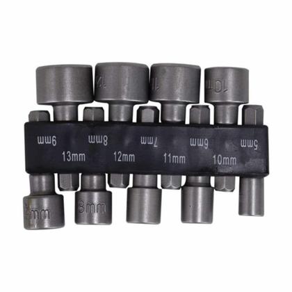 Imagem de Conjunto de 9 Bits Sextavados 5 a 13mm CRV CLBS-9 LYNUS