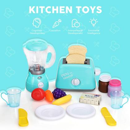 Imagem de Conjunto de acessórios de cozinha TOY Life Play Kitchen para crianças 4-8