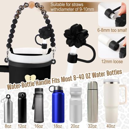 Imagem de Conjunto de acessórios para copos Skylety Leopard Silicone para copo de 240-1180 ml