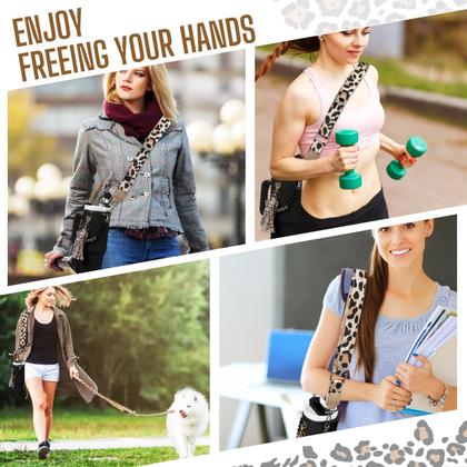 Imagem de Conjunto de acessórios para copos Skylety Leopard Silicone para copo de 240-1180 ml