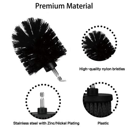 Imagem de Conjunto de acessórios para escovas de perfuração Tialero, pacote com 7 unidades, com haste longa