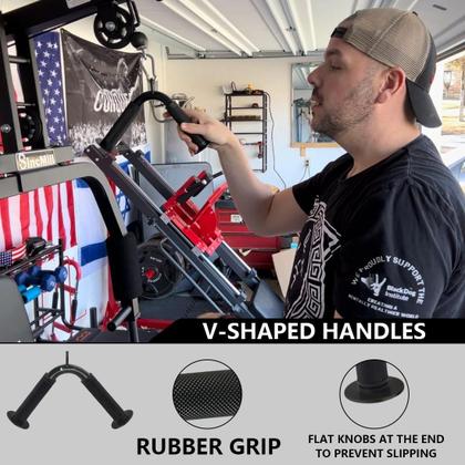 Imagem de Conjunto de acessórios para máquinas de cabos LAT Pulldown para academia doméstica