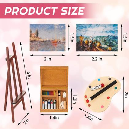 Imagem de Conjunto de Acessórios para Pintura de Miniatura Skylety - Casa de Bonecas
