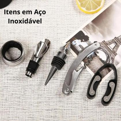 Imagem de Conjunto de Acessórios para Vinho Sommelier Profissional
