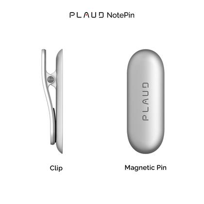 PLAUD Note Pin バンドルセット　シルバー Conjunto de acessórios PLAUD NotePin Clip & Pin para NotePin AI