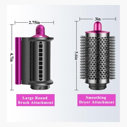 Imagem de Conjunto de Acessórios YTCHYYSK para Dyson Airwrap - Escova Volumizadora Redonda Grande