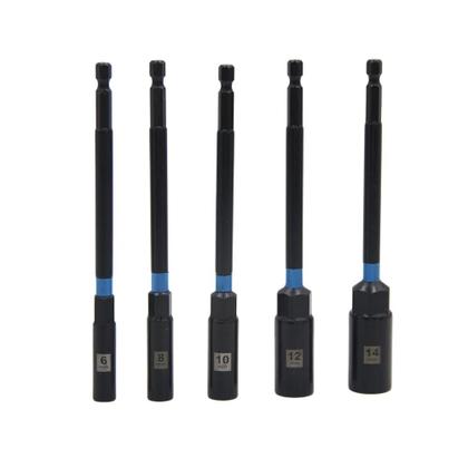 Imagem de Conjunto De Adaptadores De Soquete De 6-14mm 5 Peças Extensão De Broca Para Chave De Fenda Elétrica