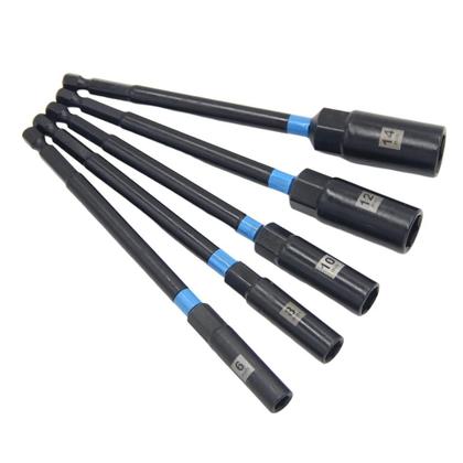 Imagem de Conjunto De Adaptadores De Soquete De 6-14mm 5 Peças Extensão De Broca Para Chave De Fenda Elétrica