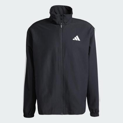 Imagem de Conjunto de Agasalho Adidas Jaqueta + Calça Woven 3 Listras Masculino