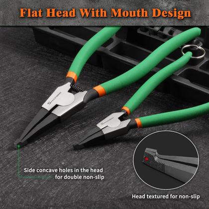 Imagem de Conjunto de alicates Lock Ring SPEEDWOX Special Angle Tip, 2 unidades