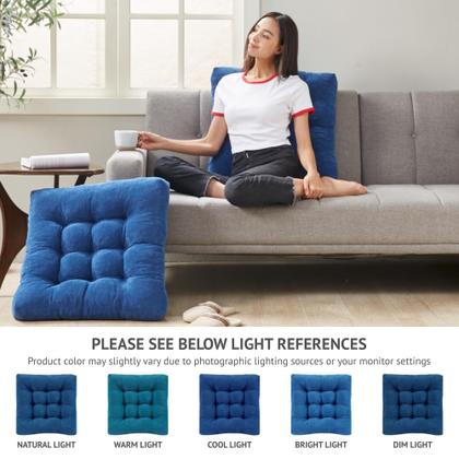 Imagem de Conjunto de almofadas de chão Degrees of Comfort, pacote com 6 unidades, espuma de alta densidade