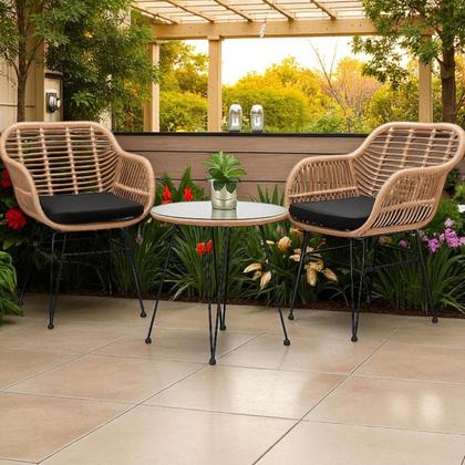 Imagem de Conjunto de Área Externa Sky com 2 Poltronas, 1 Mesa