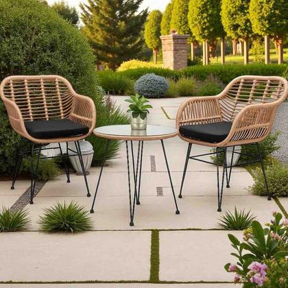 Imagem de Conjunto de Área Externa Sky com 2 Poltronas, 1 Mesa