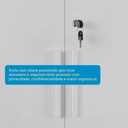 Imagem de Conjunto de Armário Multiuso 2 Peças 100% Mdf Prisma Espresso Móveis