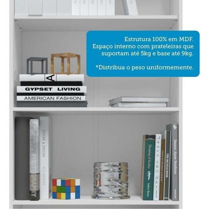 Imagem de Conjunto de Armário Multiuso 2 Peças 100% Mdf Prisma Espresso Móveis