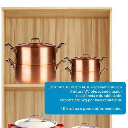 Imagem de Conjunto de Armário Multiuso com 2 Peças 100% Mdf Itália Espresso Móveis