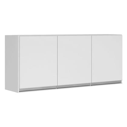 Imagem de Conjunto de Armários Aéreo Cozinha Planejada Lux 120cm e 60cm 100% MDF Branco TX Fosco - Abmaza