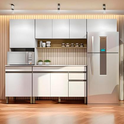 Imagem de Conjunto de Armarios Modulados Line com 9 Portas e 1 Gaveta