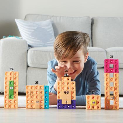 Imagem de Conjunto de atividades hand2mind MathLink Cubes Numberblocks 21-30