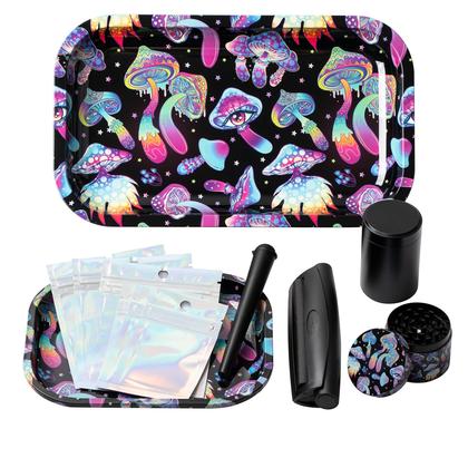 Imagem de Conjunto de bandejas Little Hippie Trippy Mushroom Alumínio Metal x13