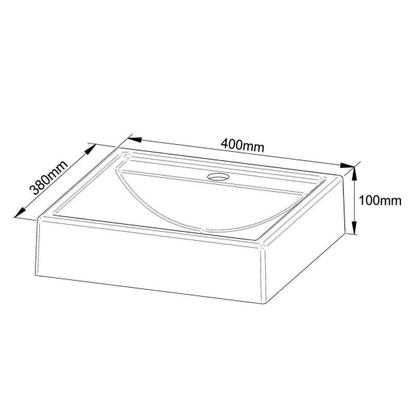 Imagem de Conjunto de Banheiro Balcão Suspenso BN3607 c/ Cuba Pia BN3600 60cm cor Mármore Branco - Tecno Mobili